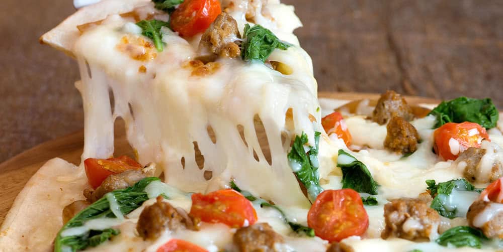 Sausage Rapini and Tomato Pizza Recipe