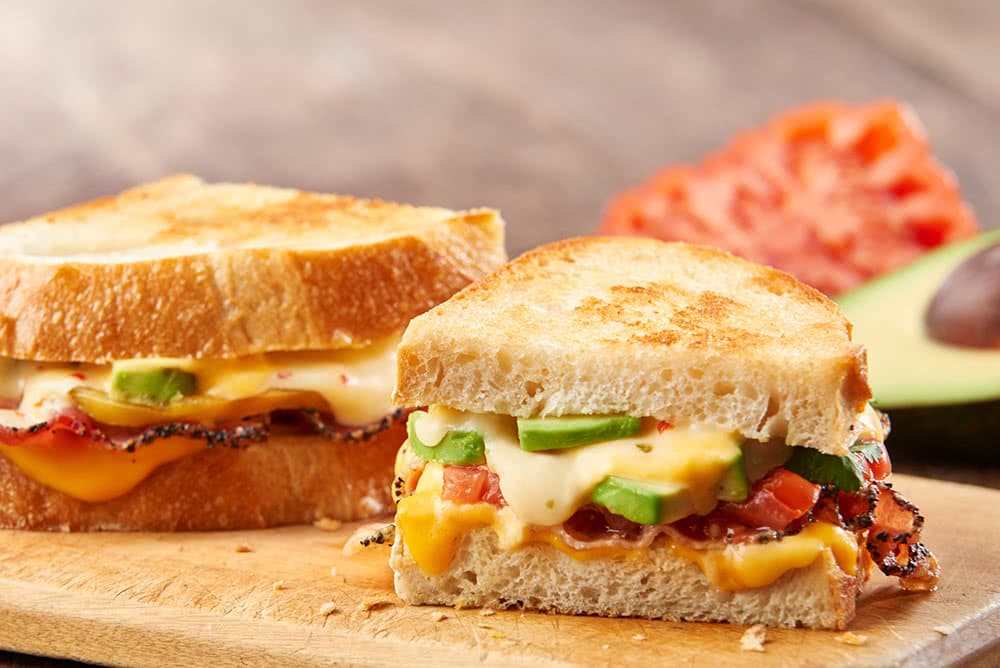 Avocado and Bacon Grilled Cheese Recipe