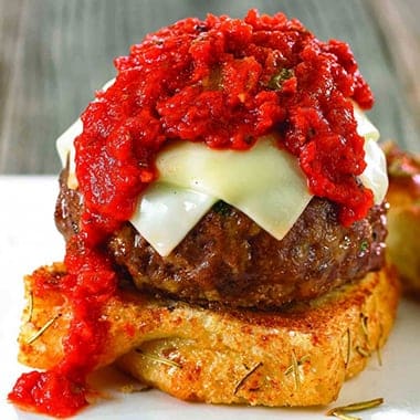 Italian Meatball Burger